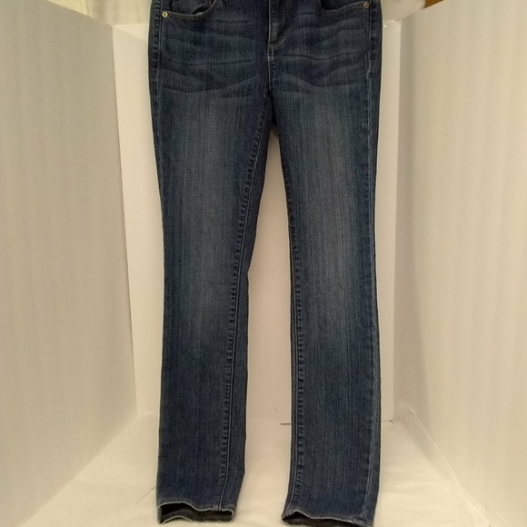 💕Loft Outlet Womens  Modern Skinny Pants Blue Jeans Jr Size 2/30", 30"ins… - Picture 2 of 9